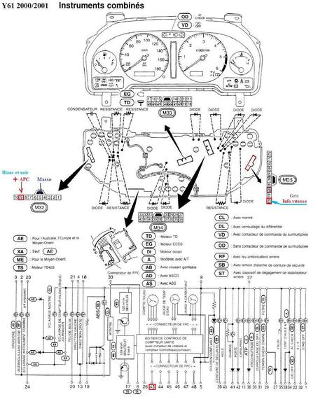 Y61 : éclairage tableau de bord - Electricité & Electronique