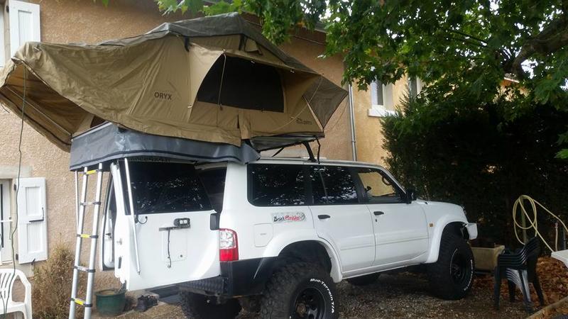 Tente de toit ORYX Trekking, Déploiement rapide