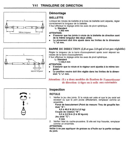 Barres de direction et accouplement .JPG