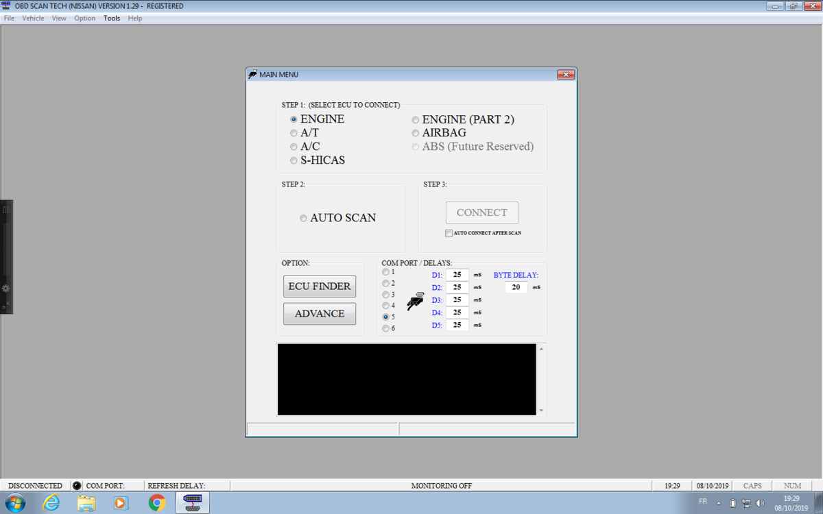 Calculateur airbag Y61 2003